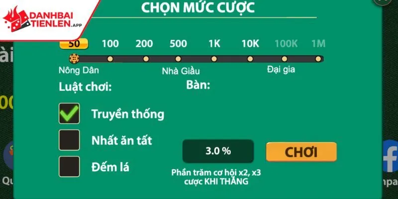 Tiến lên miền nam kawaii so với bản ngoại tuyến và bản cạnh tranh