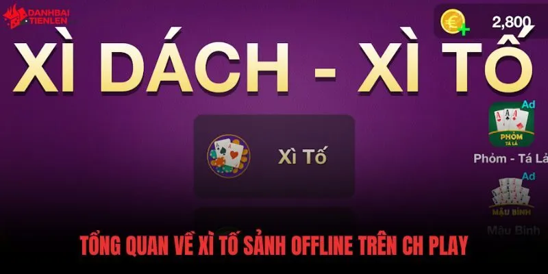 Thông số cơ bản Xì Tố Sảnh Offline Androids trên CH Play